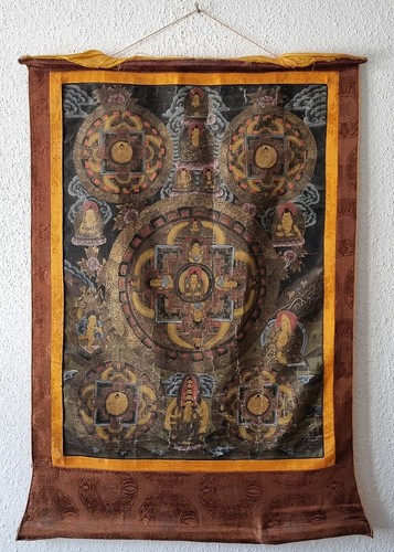 Schönes altes thangka bild - thangka,