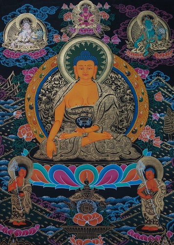 Tibet thangka malerei - tibet.,