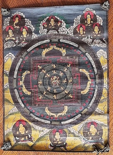 Schöner feiner thangka - feiner,