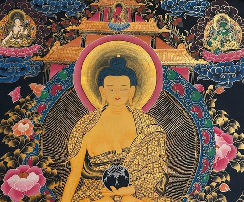 Tibet thangka malerei - tibet.,
