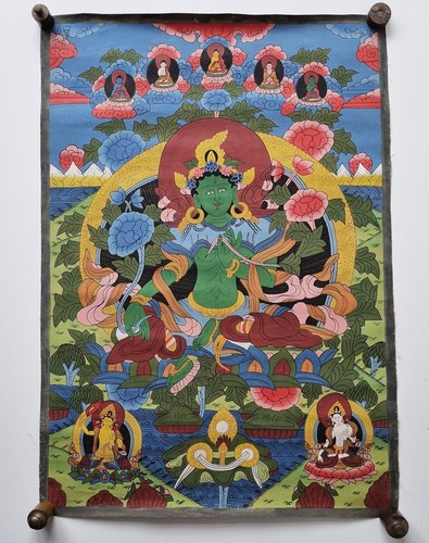 Schöner feiner thangka - schöner,