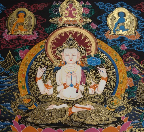 Tibet thangka malerei - tibet.,
