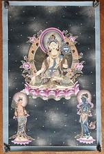 Toller Thangka - Weiße Tara