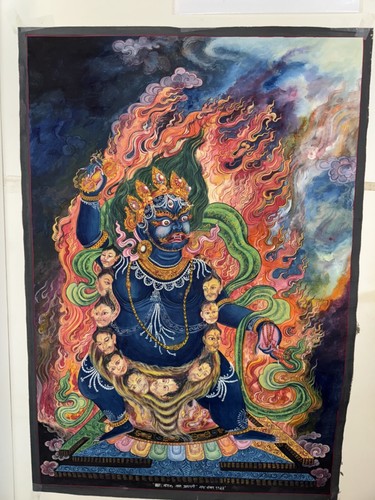 Großer thangka mahakala - großer,