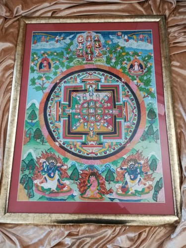 Thangka tibet handbemalt - thangka,,