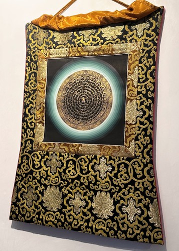 Tibet thangka malerei mantra - tibet.,