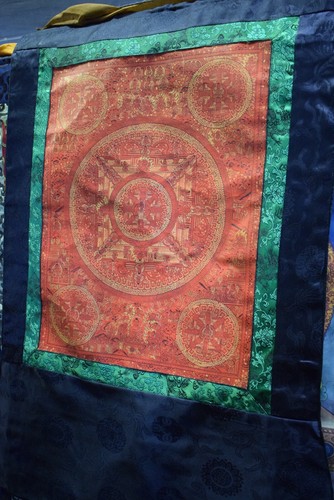 Thangka tibet mandala mit 24k - mandala,