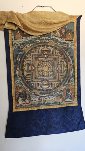 Schöner alter thangka - schöner,