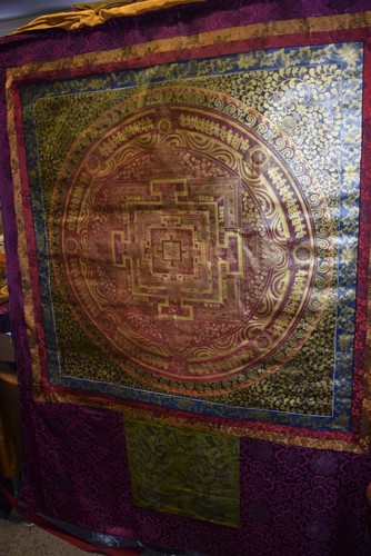 Xxl thangka mandala mit - xxl, thangka,