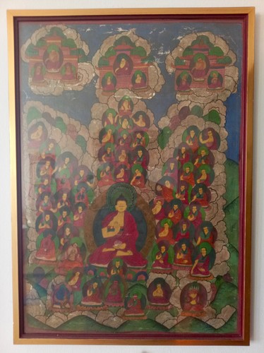 Thangka aus tibet malerei auf - aus,